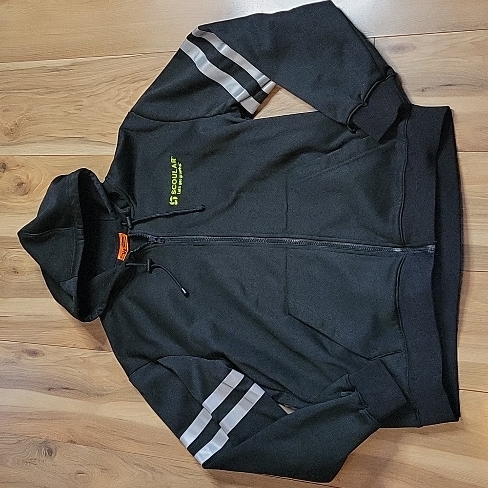 Cornerstone Men's Black Size XL Full Zip-up Sweatshirt Hoodie